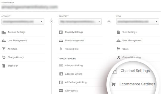 Woocommerce google analytics- MonsterInsights Ecommerce settings