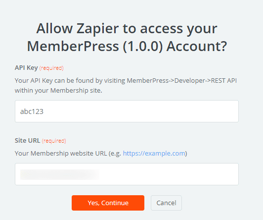  memberpress api - Final Result