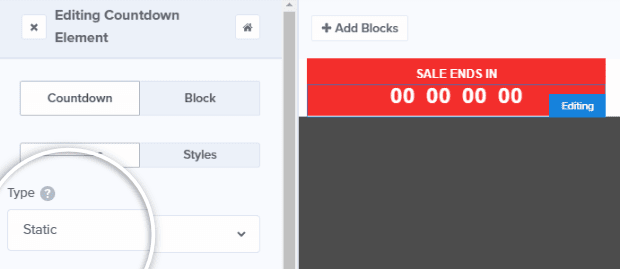 Countdown Timer-Set the End DateTime