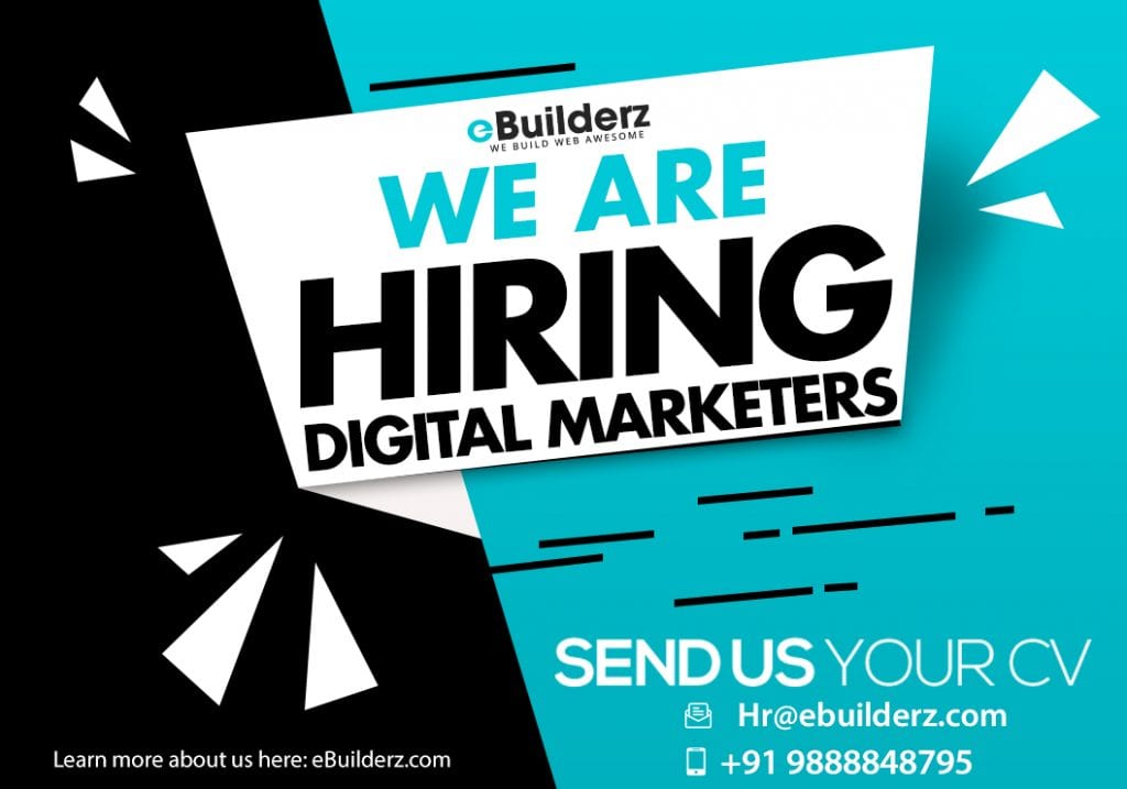 We are Hiring eBuilderz DME