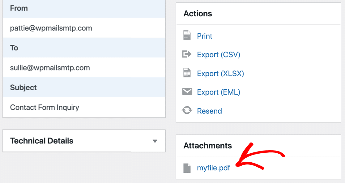 email attachments-Track Link Clicks